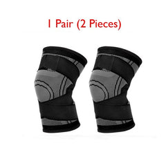 Men Women Knee Support Compression Sleeves Joint Pain Arthritis Relief Running Fitness Elastic Wrap Brace Knee Pads With