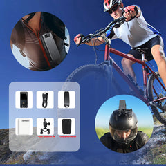 Body Mount Camera A39 Full 1080P HD Mini Camera 3000mAh Small 180° Rotating Bike Camera Sports DV Car DVR Webcam