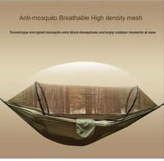 Mosquito Net Hammock Outdoor Camping Pole Hammock swing  Anti-rollover Nylon Rocking Chair 260x140cm