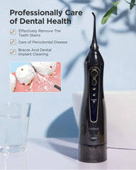 Water Flossers Teeth Cleaner Oral Irrigator Rechargeable Portable Dental 3 Modes Water Tank for Teeth 300ML Waterproof