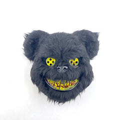 Halloween Light Up Horror Mask Glowing Bloody Bear Killer Mask Flashing Neon Scary Bear Mask for cosplay killer mask Decoration