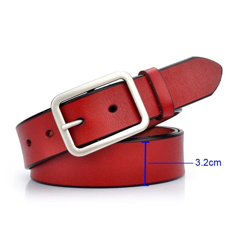 MEDYLA Men' Belt High Quality Genuine Leather Luxury Strap Classic Vintage Alloy Pin Buckle Male Belt Jeans Belt for Men SM03