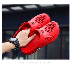 Men Sandals Light EVA Men's Casual Shoes Hole Shoes Clogs Lovers Home Garden Outdoor Male Beach Flat Slippers Big Size 49