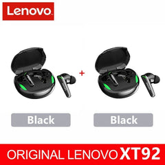 Lenovo XT92 TWS Gaming Earbuds Low Latency Bluetooth Earphones Stereo Wireless 5.1 Bluetooth Headphones Touch Control Headset