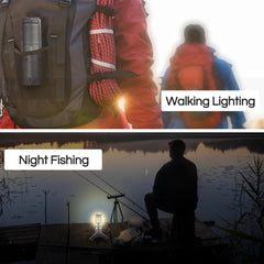 LED Outdoor Camping Lantern, UBS Rechargeable, Adjustable Color Temperature Outdoor Portable Lantern, IP65 Waterproof,