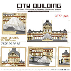 VIP2 vs CHOICE Architecture Building Blocks Total 22 Styles Tour Eiffel Arc De Triomphe Palais Louver Blocks Set