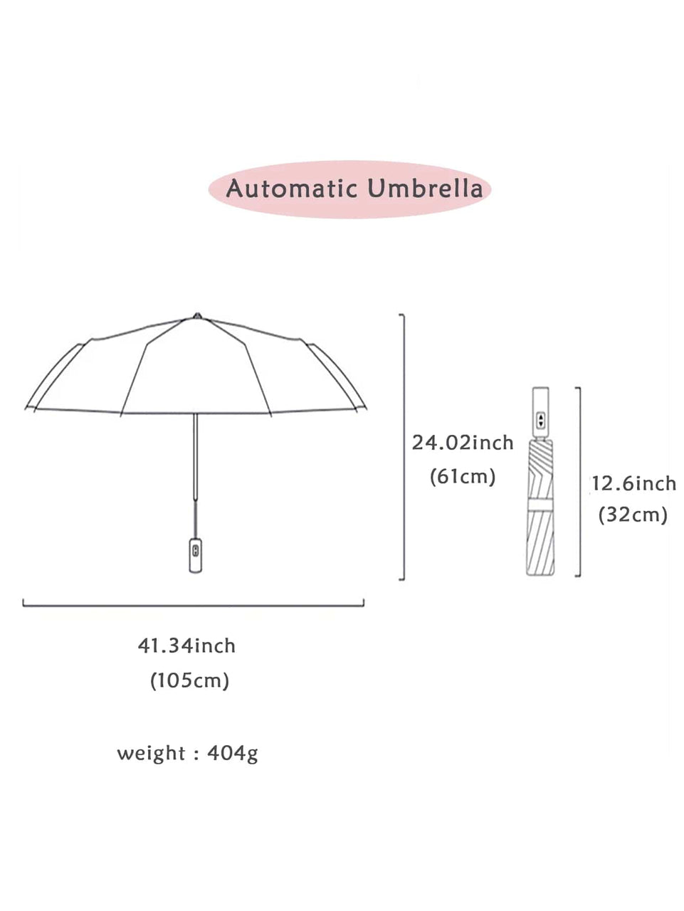 Umbrella Windproof Double Layer Fully Automatic Resistant Umbrella