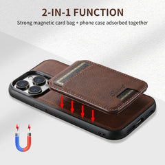 Wallet iPhone Case Card Holder Leather Magnetic Pocket Cover For iPhone 12 13 14 15 Pro Max Plus Ultra Magsafe