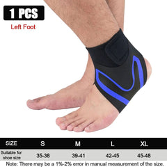 GOBYGO  Sport Ankle Support Elastic High Protect Sports Ankle Equipment Safety Running Basketball Ankle Brace Support