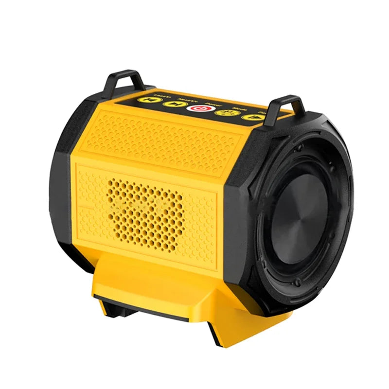 wireless Bluetooth speaker, for Makita/ Dewalt 18V/20V lithium-ion battery, Outdoor portable speaker, home, car, desktop