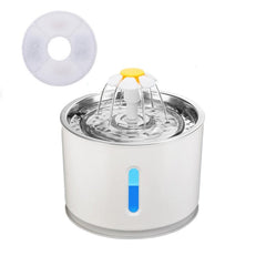 Automatic Dog Feeder Cat Water Fountain Indoor USB LED 2.4L Ultra Quiet Dog Drinking Dispenser Pet Puppy Feeder Fountains Bowls