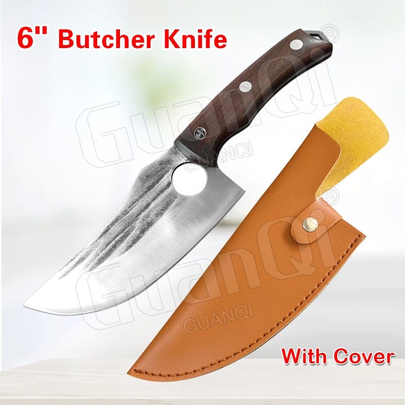 Fish Filleting Knife Stainless Steel Boning Knife Handmade Fishing Knife Kitchen Meat Cleaver Camping Cutter Chef Knives - Wowza