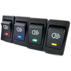 Rocker Switch,ON-OFF,4Pin,2 Position,Electrical Equipment With Lighting Power,35A Indicator Light 12V DC