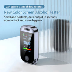 Breath Alcohol Tester Professional Breathalyser With LCD Display USB Rechargeable Electronic Alcohol Tester Keychain