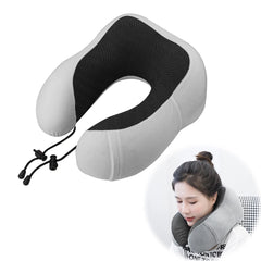 Soft Travel Pillow U Shaped Travel Healthcare Memory Foam Neck Cervical Airplane Pillow Neck Cushion