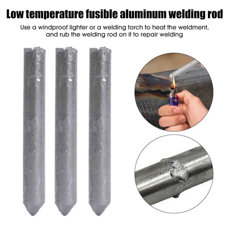 Soldering Welding Rods Low Temperature Aluminium Easy Melt Aluminium Welding Rods for Stainless Steel Copper Iron No Need Solder