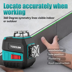 2 Lines Laser Level L52R L62 360 Laser Level L6 Green Laser with Battery and Tripod лазерный уровень