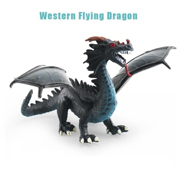 Hot Realistic Mythical Animal Model Dragon Figurines Simulation Monster Warcraft Firehawk Action Figure Children Colection Toys