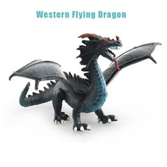 Hot Realistic Mythical Animal Model Dragon Figurines Simulation Monster Warcraft Firehawk Action Figure Children Colection Toys