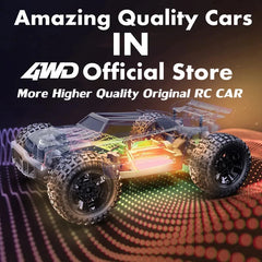 4WD 1:16 80KM/H Super Brushless 50KM/H Brushed RC Car 4x4 Off Road Remote Control High Speed Drift Monster Truck Toy  Kids Adult