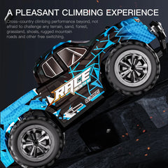 Model RC Car With LED Light 2WD Off-road Remote Control Climbing Vehicle Outdoor Cars Toy Gifts for Kids