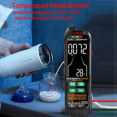 Smart Multimeter Digital USB Charge Professional AC DC Current Voltage Detector Pen Capacitance Temp Auto Range Tester Multimeter