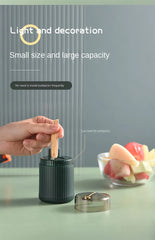 Automatic Toothpick Dispenser Portable Plastic Toothpick Holder Container Creative Press  Toothpick Storage Box Organiser