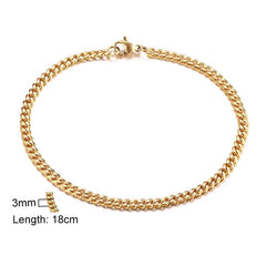 Charm Stainless Steel Snake Chain Bracelet for Women Girls Gold Color Herringbone Link Bracelet Bohemian Jewelry