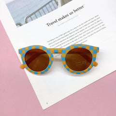 2023 New Fashion Children's Sunglasses Infant's Retro Solid Color Ultraviolet-proof Round Convenience Glasses Eyeglass For Kids