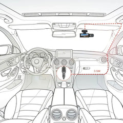 Dash Cam for cars, camera with IR Night Vision,Loop Recording, wide angle Car DVR Camera