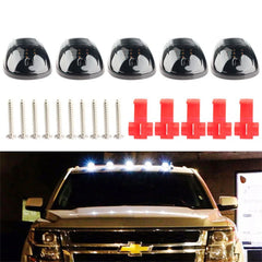 Smoked 5 Pcs 12 LED Vehicle Car Cab Roof Running Marker Lights for Truck SUV Off Road Set Bulb Lamp Car Styling