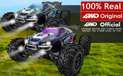 4WD 1:16 80KM/H Super Brushless 50KM/H Brushed RC Car 4x4 Off Road Remote Control High Speed Drift Monster Truck Toy  Kids Adult