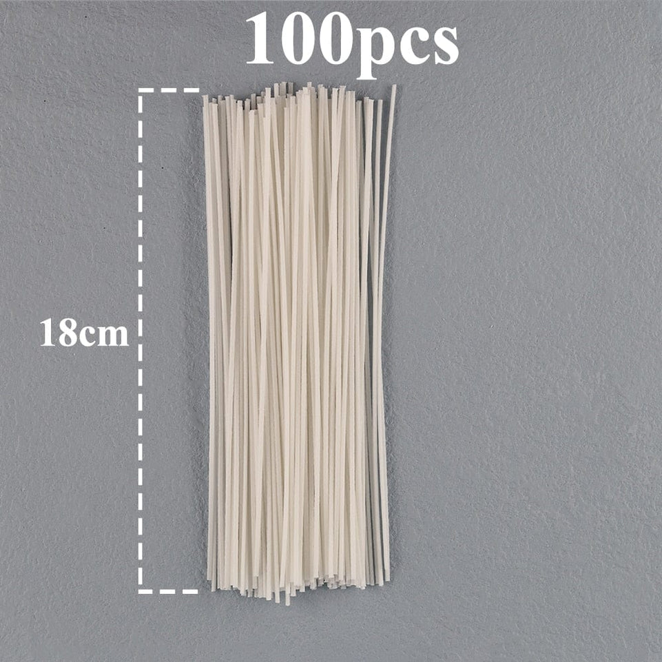 8-20cm 100 PCS Candle Wicks Smokeless Wax Pure Cotton Core for DIY Candle Making Pre-waxed Wicks Party Supplies