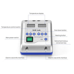 Dental Electric Waxer Wax Knife Carving  Contain 6 Tips+2 Pens  US Plug-110V    EU Plug-220V