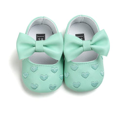 Baby Shoes Newborn Infant Boy Girl First Walker PU Sofe Sole Princess Bowknot Fringe Toddler Baby Crib Shoes Casual Moccasins