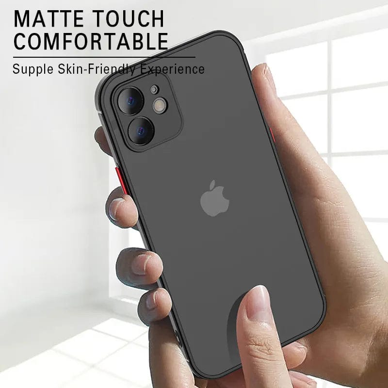 Matte Phone Case for IPhone 13 12 11 14 Pro Max Mini Luxury Soft Silicone Shockproof Case for IPhone