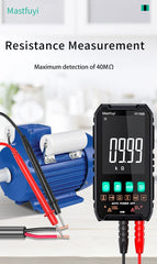 Mini Digital Multimeter Smart Electrician Tester For DC/AC Voltage Capacitance Ohm Hz NCV Professional Multitester