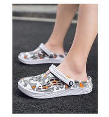 Men Sandals Light EVA Men's Casual Shoes Hole Shoes Clogs Lovers Home Garden Outdoor Male Beach Flat Slippers Big Size 49