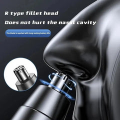 Electric Nose Hair Trimmer For Men And Women Available With Low Noise High Torque High Speed Motor Washable Nasal Hair