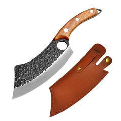 5.5" Meat Cleaver Hunting Knife Handmade Forged Boning Knife Serbian Chef Knife Stainless Steel Kitchen Knife Butcher Fish Knife - Wowza