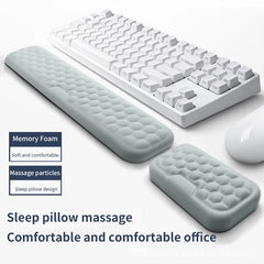 Keyboard Mouse Wrist Rest Office Typing Protection Relax Wrist Memory Foam Mouse Pad Computer Laptop Desk Mat