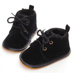 New Snow Baby Booties Shoes Baby Boy Girl Shoes Crib Shoes Winter Warm Cotton Anti-slip Sole Newborn Toddler First Walkers Shoes