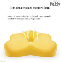 Memory Foam Seat Cushion Office Chair Cushion Car Seat Support Waist Pillow Massage Buttocks Pad Pain Relief Orthopedic Pillow