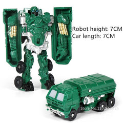 Mini Transformation Cars Kid Classic Robot Car Toys Action & Toy Figures Plastic Deformation Boys Gifts for Children