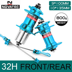 Novatec Hub D041SB D042SB Mountain Bike Disc Card Brake 28/32/36 Holes MTB Road Bicycle Bearing 36H Hubs 8/9/10/11/12 Speed