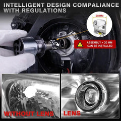 BI Led Projector Lens H4 H7 H11 9005 HB3 9006 HB4 Hi/Lo Beam Car Headlight Bulb Canbus Lamp For Car/Motorcycle 12V 26000LM LHD