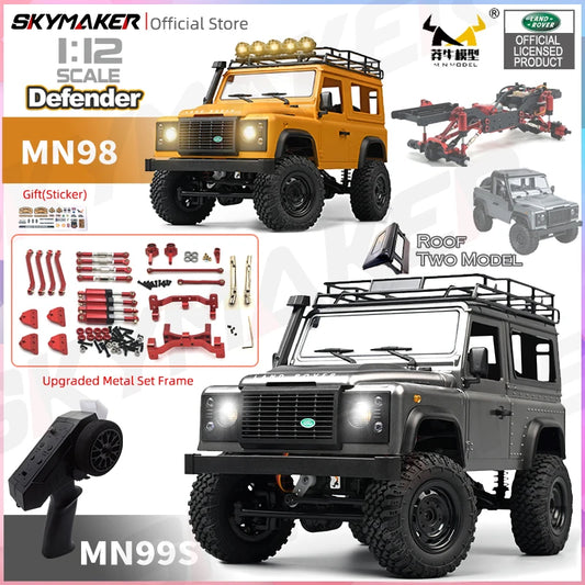 Landrover Remote Control Car MN99s MN98 1:12 RC Car 2.4G 4WD RC 1/12 RC Truck Cars Toys