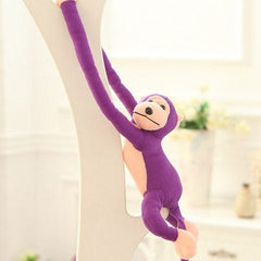 New Color Long Arm Monkey Plush Stuffed Doll Kids Cute Animal Plush Toys Creative Curtain Doll Hanging Monkey Decorative Gifts