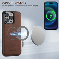 Wallet iPhone Case Card Holder Leather Magnetic Pocket Cover For iPhone 12 13 14 15 Pro Max Plus Ultra Magsafe