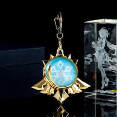 Genshin Impact Trinket Mondstadt Liyue Sumeru Fatui Vision Of God Keychains Anime Accessories Bag Pendant Key Rings High Quality